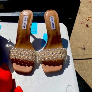 Steve Madden (pearl) heels.